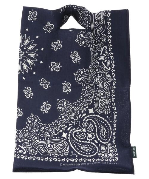CRAFT STANDARD BOUTIQUE（クラフトスタンダードブティック）の「【WEB限定】BANSAC カラーバンダナバッグ　＊（ハンドバッグ・レディース・ホワイト/ブラック/ネイビー/レッド/イエロー/グリーン/プラム・FREE）」の13枚目の写真