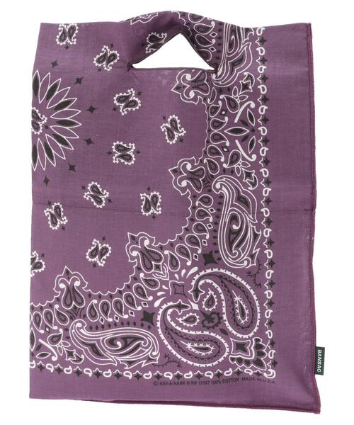 CRAFT STANDARD BOUTIQUE（クラフトスタンダードブティック）の「【WEB限定】BANSAC カラーバンダナバッグ　＊（ハンドバッグ・レディース・ホワイト/ブラック/ネイビー/レッド/イエロー/グリーン/プラム・FREE）」の14枚目の写真