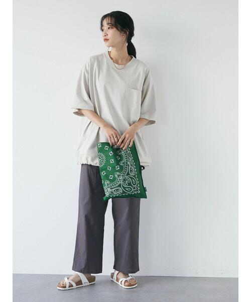 CRAFT STANDARD BOUTIQUE（クラフトスタンダードブティック）の「【WEB限定】BANSAC カラーバンダナバッグ　＊（ハンドバッグ・レディース・ホワイト/ブラック/ネイビー/レッド/イエロー/グリーン/プラム・FREE）」の15枚目の写真