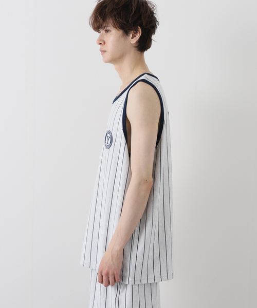 JOURNAL STANDARD（ジャーナルスタンダード）の「【YALE×JOURNAL STANDARD】別注 タンクトップ（タンクトップ・メンズ・ホワイト/グレー・MEDIUM/LARGE）」の8枚目の写真