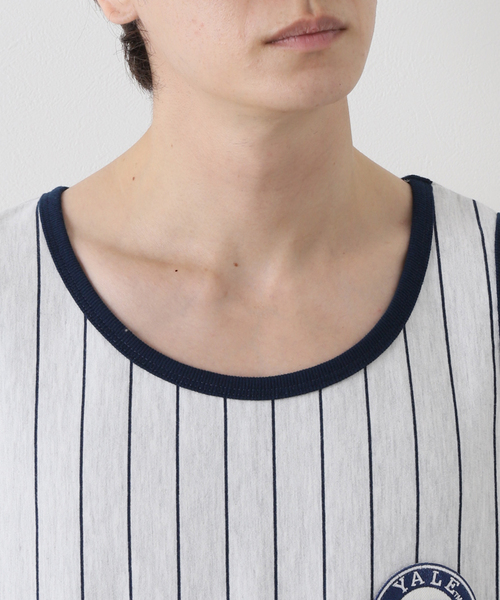 JOURNAL STANDARD（ジャーナルスタンダード）の「【YALE×JOURNAL STANDARD】別注 タンクトップ（タンクトップ・メンズ・ホワイト/グレー・MEDIUM/LARGE）」の3枚目の写真