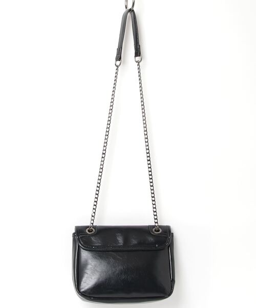 Figments（フィグメンツ）の「ヴィンテージライクショルダーバッグ（ショルダーバッグ・レディース・ブラック/オフホワイト・FREE）」の14枚目の写真