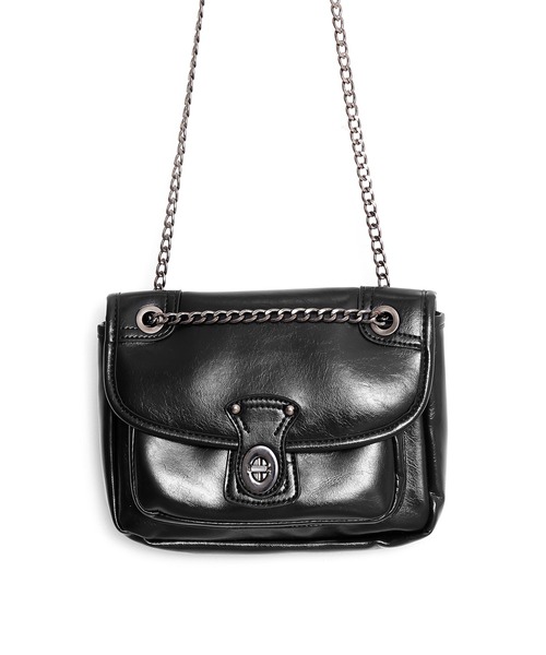 Figments（フィグメンツ）の「ヴィンテージライクショルダーバッグ（ショルダーバッグ・レディース・ブラック/オフホワイト・FREE）」の10枚目の写真