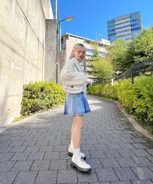 Figments（フィグメンツ）の「ヴィンテージライクショルダーバッグ（ショルダーバッグ・レディース・ブラック/オフホワイト・FREE）」の19枚目の写真