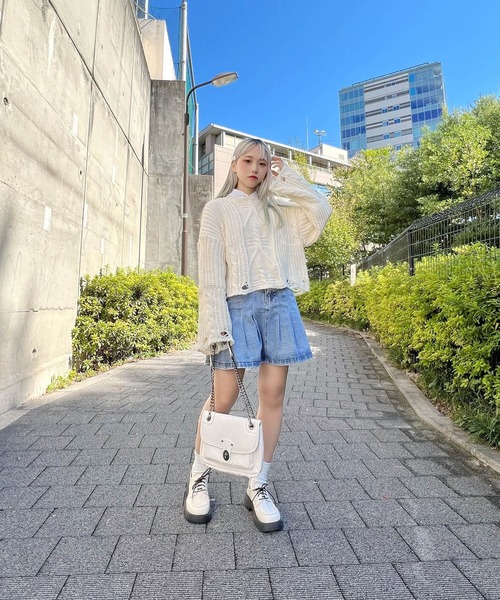 Figments（フィグメンツ）の「ヴィンテージライクショルダーバッグ（ショルダーバッグ・レディース・ブラック/オフホワイト・FREE）」の20枚目の写真