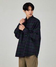 individualized shirts ライトネルチェックシャツ オンブレチェックで華やかに！ 「インディビジュアライズド