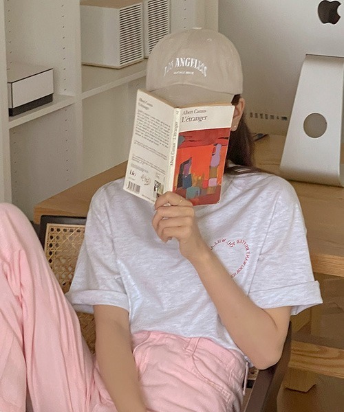 SONA（ソナ）の「SONYUNARA ハートレタリングコットンTシャツ（Tシャツ/カットソー・レディース・ライトグレー/クリーム・FREE）」の14枚目の写真