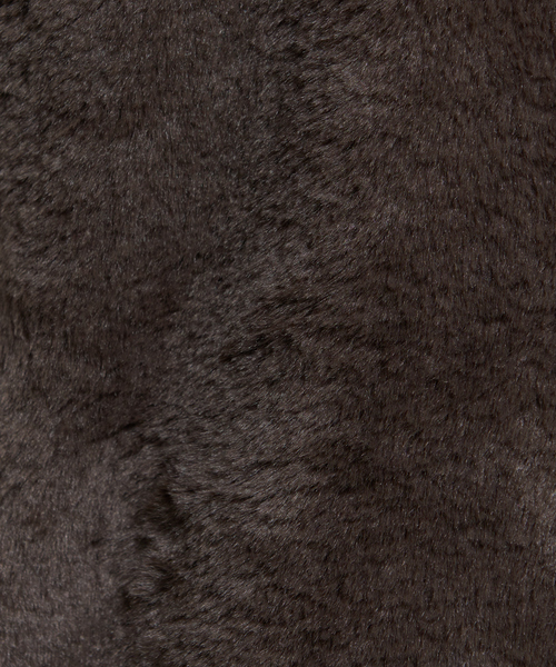 NOMINE（ノミネ）の「【2WAY】ファー×チェックリバーシブルベスト（ベスト・レディース・チャコールグレー/ブラウン・フリー）」の21枚目の写真