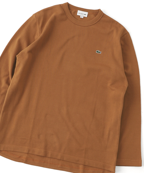 LACOSTE（ラコステ）の「【LACOSTE / ラコステ】ロングスリーブTシャツ（Tシャツ/カットソー・メンズ・ブラウン/ホワイト/ネイビー/ブラック・4/3/5）」の3枚目の写真