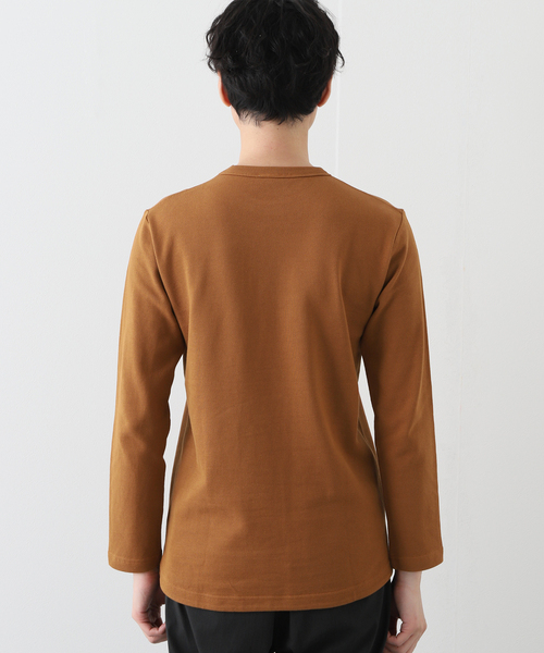 LACOSTE（ラコステ）の「【LACOSTE / ラコステ】ロングスリーブTシャツ（Tシャツ/カットソー・メンズ・ブラウン/ホワイト/ネイビー/ブラック・4/3/5）」の17枚目の写真