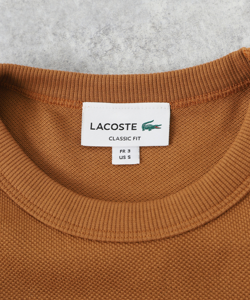 LACOSTE（ラコステ）の「【LACOSTE / ラコステ】ロングスリーブTシャツ（Tシャツ/カットソー・メンズ・ブラウン/ホワイト/ネイビー/ブラック・4/3/5）」の10枚目の写真
