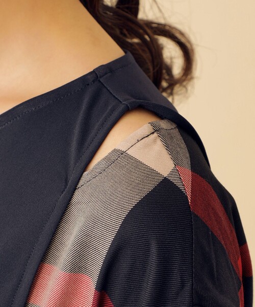 CB CRESTBRIDGE 肩見せIラインワンピース 【公式通販】