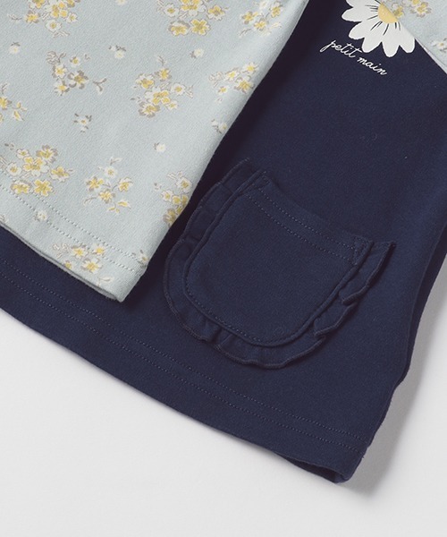 petit main（プティマイン）の「【プティプラ】GIRLS長袖セット（Tシャツ/カットソー・キッズ・キナリ/オフホワイト/ライトカーキ/ライトピンク・100cm/90cm/80ｃｍ/120cm/110cm/130cm）」の16枚目の写真