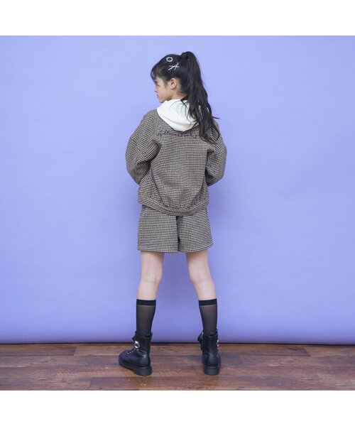 algy（アルジー）の「ツイードジャケット（テーラードジャケット・キッズ・ブラウン/グレー・SMALL/XX-SMALL/MEDIUM/X-SMALL）」の4枚目の写真