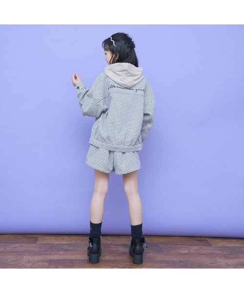 algy（アルジー）の「ツイードジャケット（テーラードジャケット・キッズ・ブラウン/グレー・SMALL/XX-SMALL/MEDIUM/X-SMALL）」の6枚目の写真