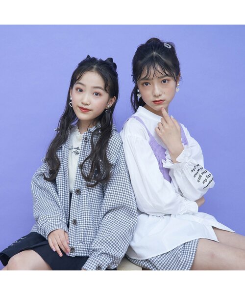 algy（アルジー）の「ツイードジャケット（テーラードジャケット・キッズ・ブラウン/グレー・SMALL/XX-SMALL/MEDIUM/X-SMALL）」の9枚目の写真