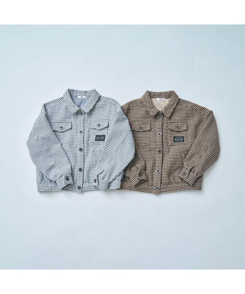 algy（アルジー）の「ツイードジャケット（テーラードジャケット・キッズ・ブラウン/グレー・SMALL/XX-SMALL/MEDIUM/X-SMALL）」の10枚目の写真