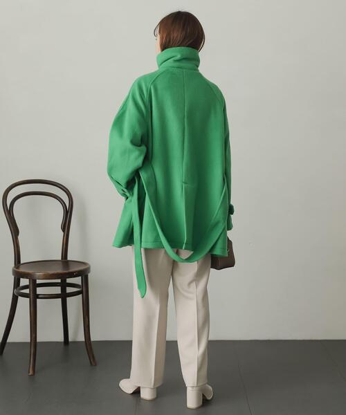 セール】ウールライク2WAYステンカラーミドルコート（ステンカラー