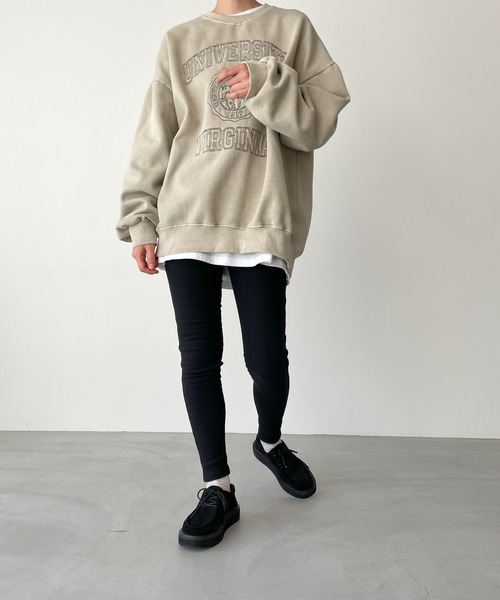 CANAL JEAN(キャナルジーン)の「El mar(エルマール) あったかスキニーパンツ(その他パンツ・レディース・ブラック/ベージュ・SMALL/MEDIUM)」の5枚目の写真