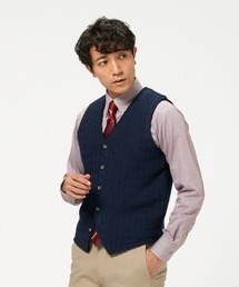 TOKYO SHIRTS | 裏キルト ニットジレ(ベスト)