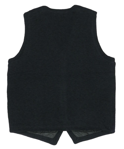 TOKYO SHIRTS(トウキョウシャツ)の「裏キルト ニットジレ(ベスト・メンズ・チャコールグレー/ネイビー・LL/M/L/XL)」の6枚目の写真