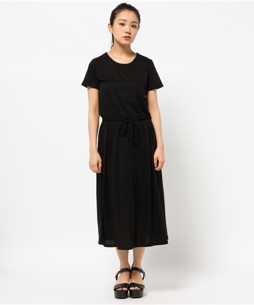 WEGO（ウィゴー）の「WEGO/カットマキシワンピース（ワンピース・レディース・ホワイト系その他/ブラック/カーキ・FREE）」の7枚目の写真