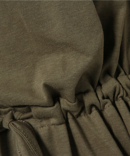 WEGO（ウィゴー）の「WEGO/カットマキシワンピース（ワンピース・レディース・ホワイト系その他/ブラック/カーキ・FREE）」の6枚目の写真