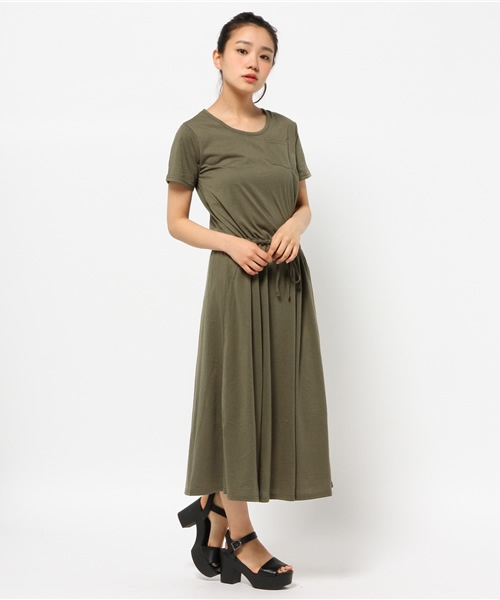 WEGO（ウィゴー）の「WEGO/カットマキシワンピース（ワンピース・レディース・ホワイト系その他/ブラック/カーキ・FREE）」の18枚目の写真