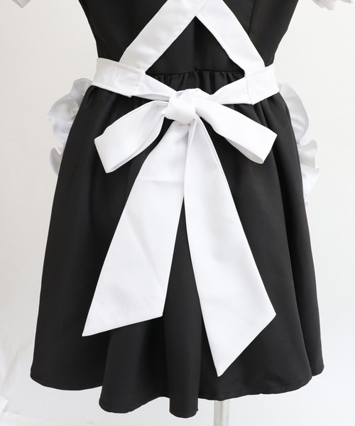 OSYAREVO（オシャレボ）の「コスプレ リボン×フリル ミニスカメイド