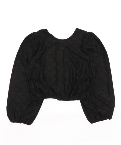 flower（フラワー）の「レーシーブルームトップ（カーディガン/ボレロ・レディース・ブラック/ベージュ・FREE）」の6枚目の写真