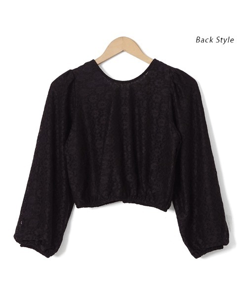 flower（フラワー）の「レーシーブルームトップ（カーディガン/ボレロ・レディース・ブラック/ベージュ・FREE）」の12枚目の写真