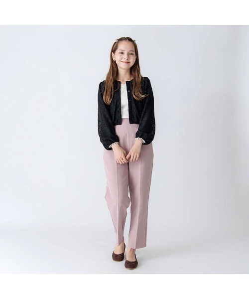 flower（フラワー）の「レーシーブルームトップ（カーディガン/ボレロ・レディース・ブラック/ベージュ・FREE）」の7枚目の写真