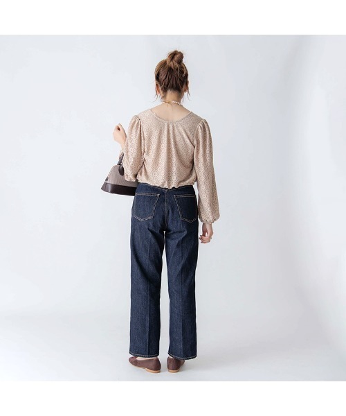 flower（フラワー）の「レーシーブルームトップ（カーディガン/ボレロ・レディース・ブラック/ベージュ・FREE）」の4枚目の写真