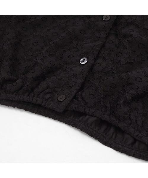 flower（フラワー）の「レーシーブルームトップ（カーディガン/ボレロ・レディース・ブラック/ベージュ・FREE）」の19枚目の写真