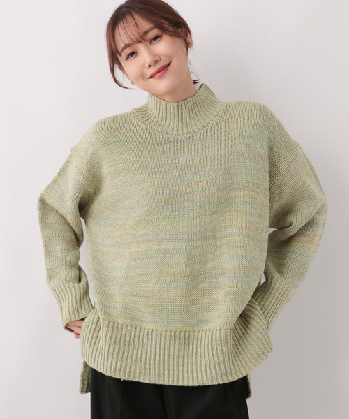 GLOBAL WORK(グローバルワーク)の「ミックスニットプルオーバー GLOBAL WORK(グローバルワーク)の「ミックスニットプルオーバー