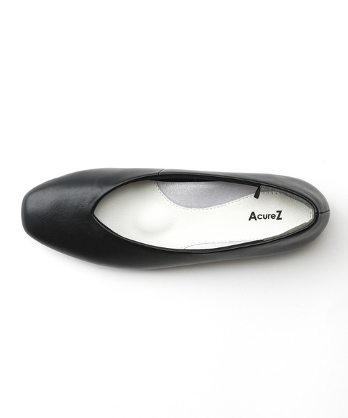 【ラクとキレイ】Vカットフラットパンプス（パンプス）｜AcureZ（アキュアーズ）