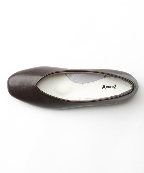 【ラクとキレイ】Vカットフラットパンプス（パンプス）｜AcureZ（アキュアーズ）