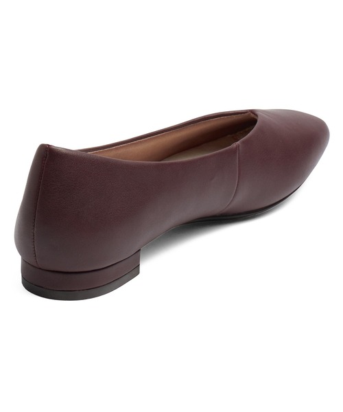 【ラクとキレイ】Vカットフラットパンプス（パンプス）｜AcureZ（アキュアーズ）