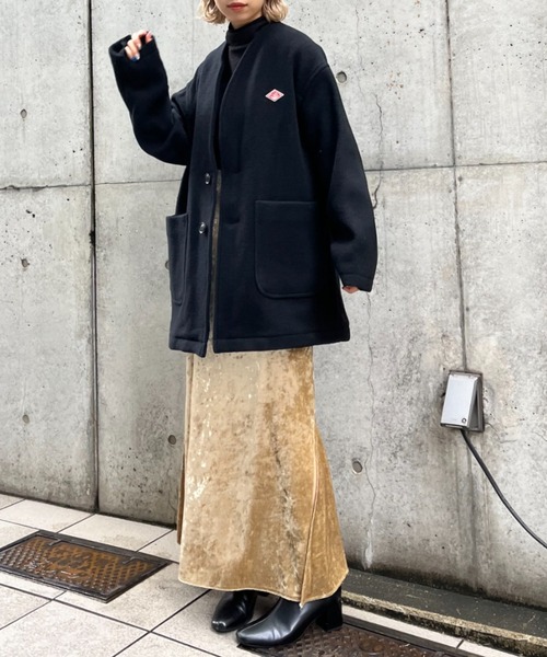 DANTON（ダントン）の「【DANTON/ダントン】COLLARLESS V NECK COAT