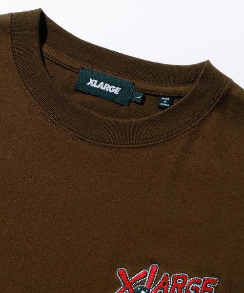 XLARGE(エクストララージ)の「LISTEN TO THE RECORD L/S TEE(Tシャツ/カットソー・メンズ・ブラウン/ホワイト/ブラック・XL/S/M/L)」の6枚目の写真