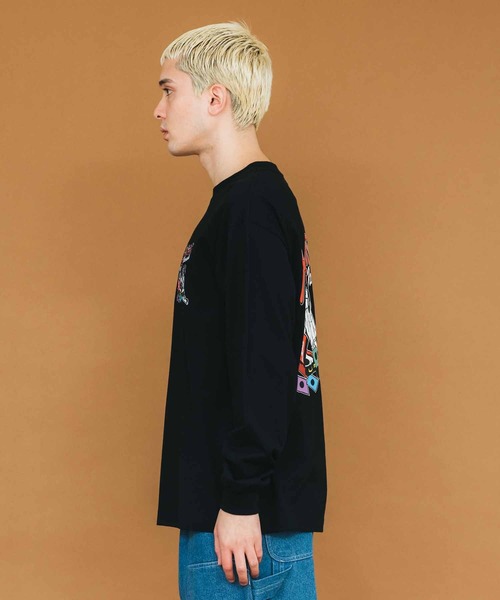 XLARGE(エクストララージ)の「LISTEN TO THE RECORD L/S TEE(Tシャツ/カットソー・メンズ・ブラウン/ホワイト/ブラック・XL/S/M/L)」の12枚目の写真
