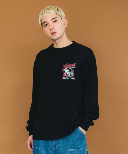XLARGE(エクストララージ)の「LISTEN TO THE RECORD L/S TEE(Tシャツ/カットソー・メンズ・ブラウン/ホワイト/ブラック・XL/S/M/L)」の13枚目の写真