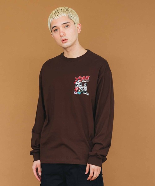 XLARGE(エクストララージ)の「LISTEN TO THE RECORD L/S TEE(Tシャツ/カットソー・メンズ・ブラウン/ホワイト/ブラック・XL/S/M/L)」の20枚目の写真
