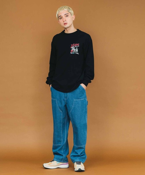 XLARGE(エクストララージ)の「LISTEN TO THE RECORD L/S TEE(Tシャツ/カットソー・メンズ・ブラウン/ホワイト/ブラック・XL/S/M/L)」の14枚目の写真