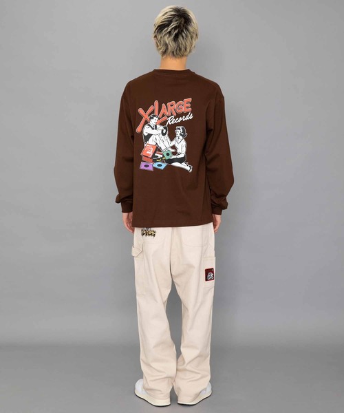 XLARGE(エクストララージ)の「LISTEN TO THE RECORD L/S TEE(Tシャツ/カットソー・メンズ・ブラウン/ホワイト/ブラック・XL/S/M/L)」の17枚目の写真