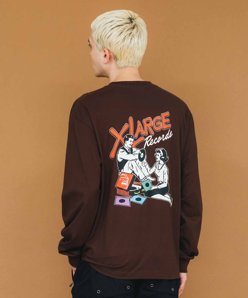 XLARGE(エクストララージ)の「LISTEN TO THE RECORD L/S TEE(Tシャツ/カットソー・メンズ・ブラウン/ホワイト/ブラック・XL/S/M/L)」の19枚目の写真