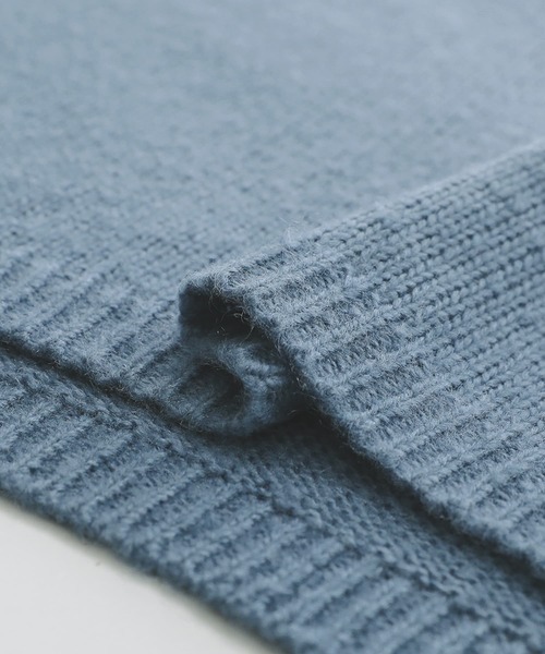 osharewalker(オシャレウォーカー)の「『ドット柄ジャカードローゲージニット』(ニット/セーター・レディース・ベージュ/チャコール/グレイッシュブルー・FREE)」の11枚目の写真