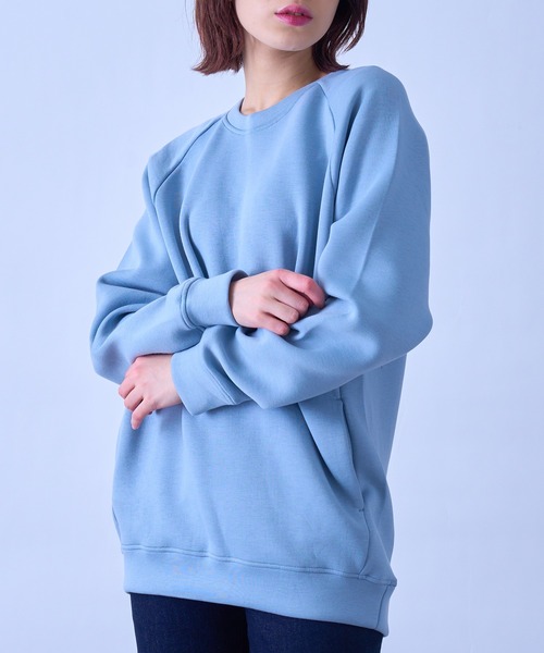 セール】【LIFEMAX】ドライストレッチクルーネックトレーナー