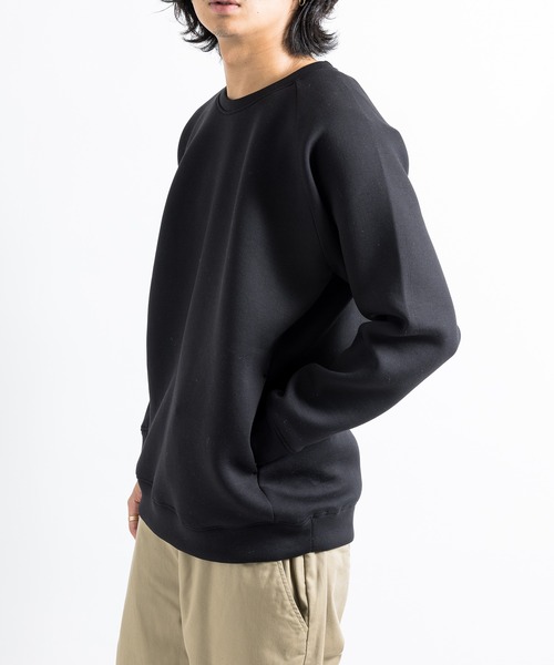 【韓国モデル】MARK＆LONA ダンボールニット スウェット ブラック L セール】イージードライダンボールニットボリュームスリーブサイド