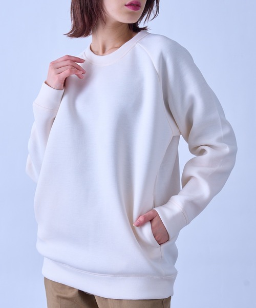 アニービン　新品タグ付き未使用　　人気柔らかスエット セール】【LIFEMAX】ドライストレッチクルーネックトレーナー